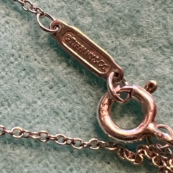 16” Tiffany sterling chain - Picture 2 of 6